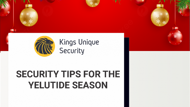 SECURITY TIPS FOR THE YULETIDE SEASON